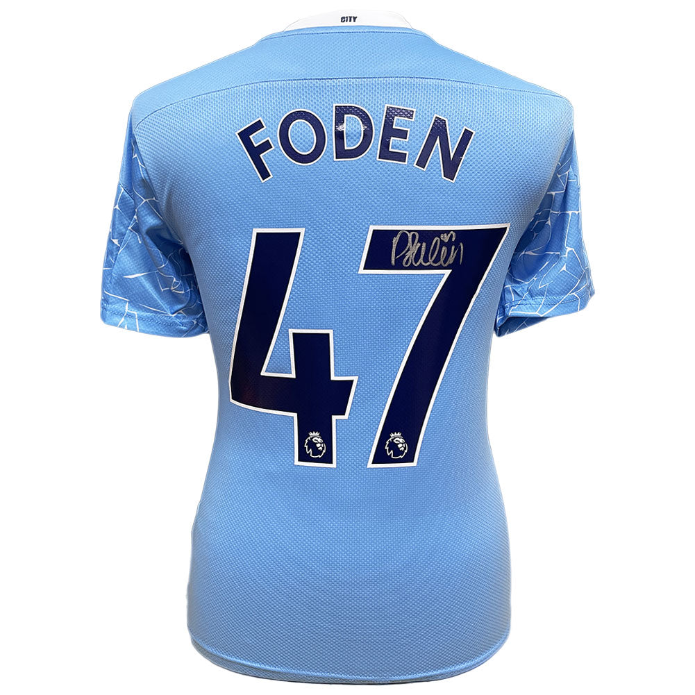 View Manchester City FC Foden Signed Shirt information