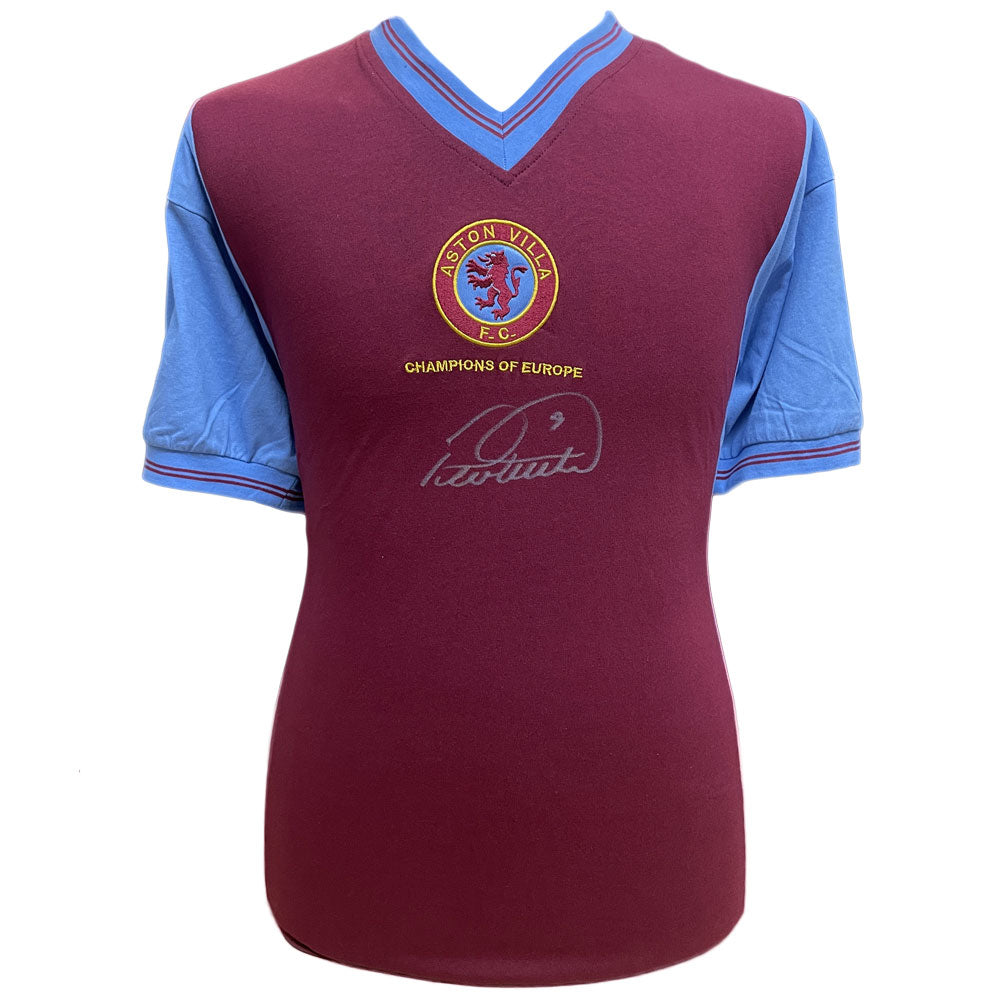 View Aston Villa FC 1982 Withe Signed Shirt information