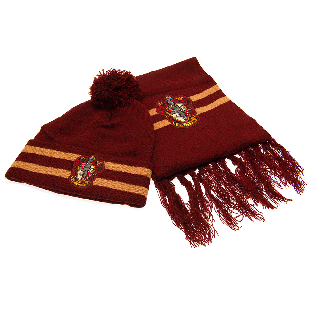 View Harry Potter Junior Beanie Scarf Gryffindor information