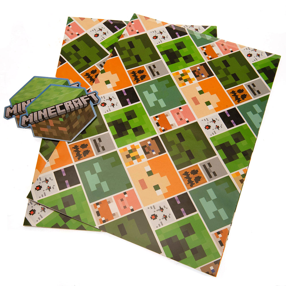 View Minecraft Gift Wrap information