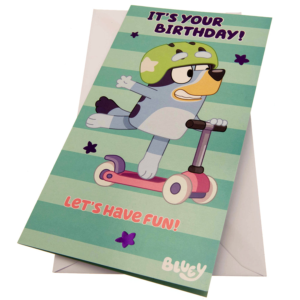 View Bluey Birthday Card information