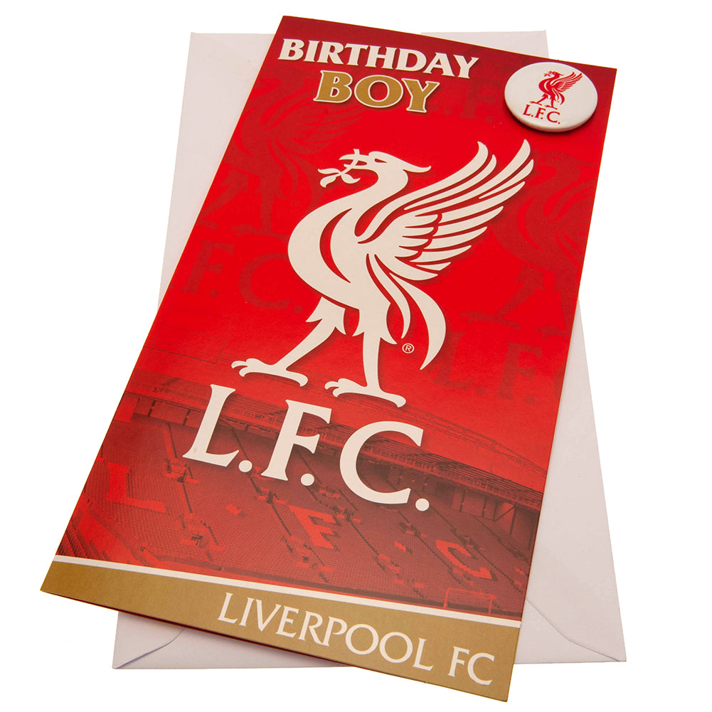 View Liverpool FC Birthday Card Boy information
