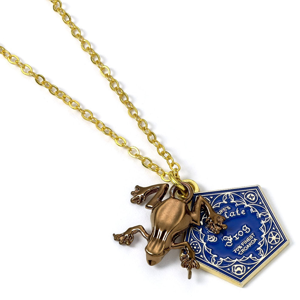 View Harry Potter Gold Plated Necklace Chocolate Frog information