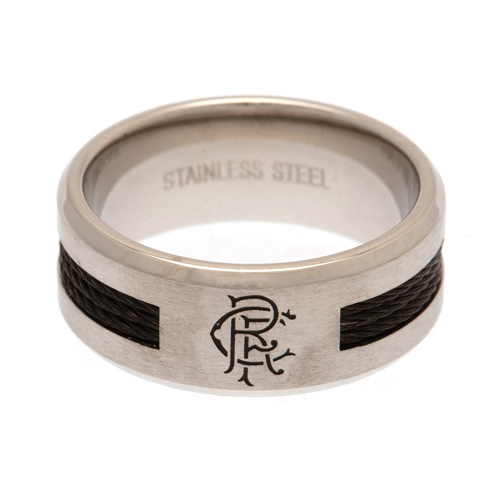 View Rangers FC Black Inlay Ring Small information