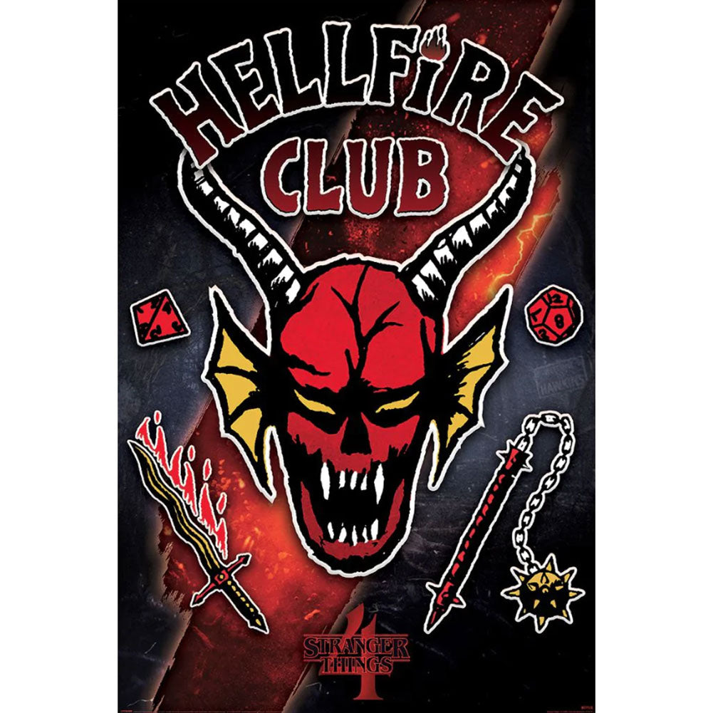 View Stranger Things 4 Poster Hellfire Club Rift 91 information