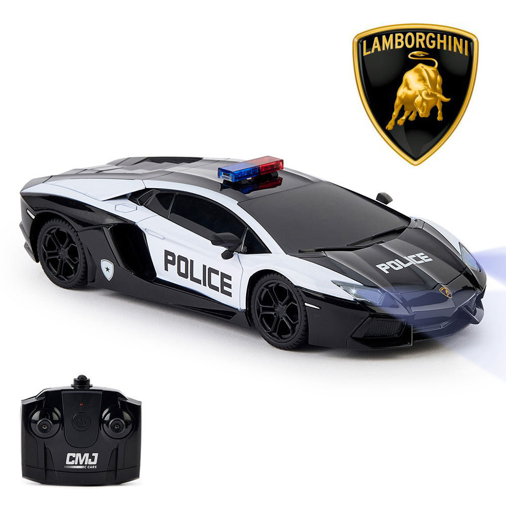 View Lamborghini Aventador Radio Controlled Car 124 Scale Police information