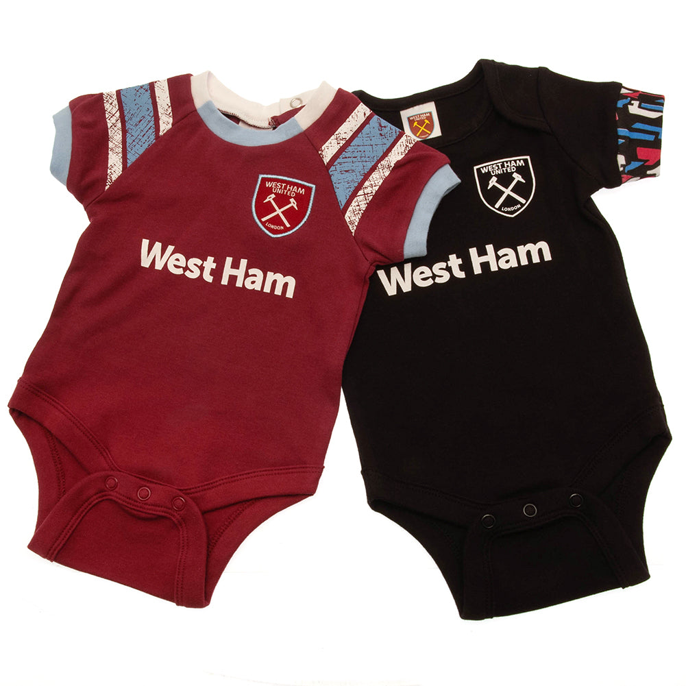 View West Ham United FC 2 Pack Bodysuit 69 Mths ST information