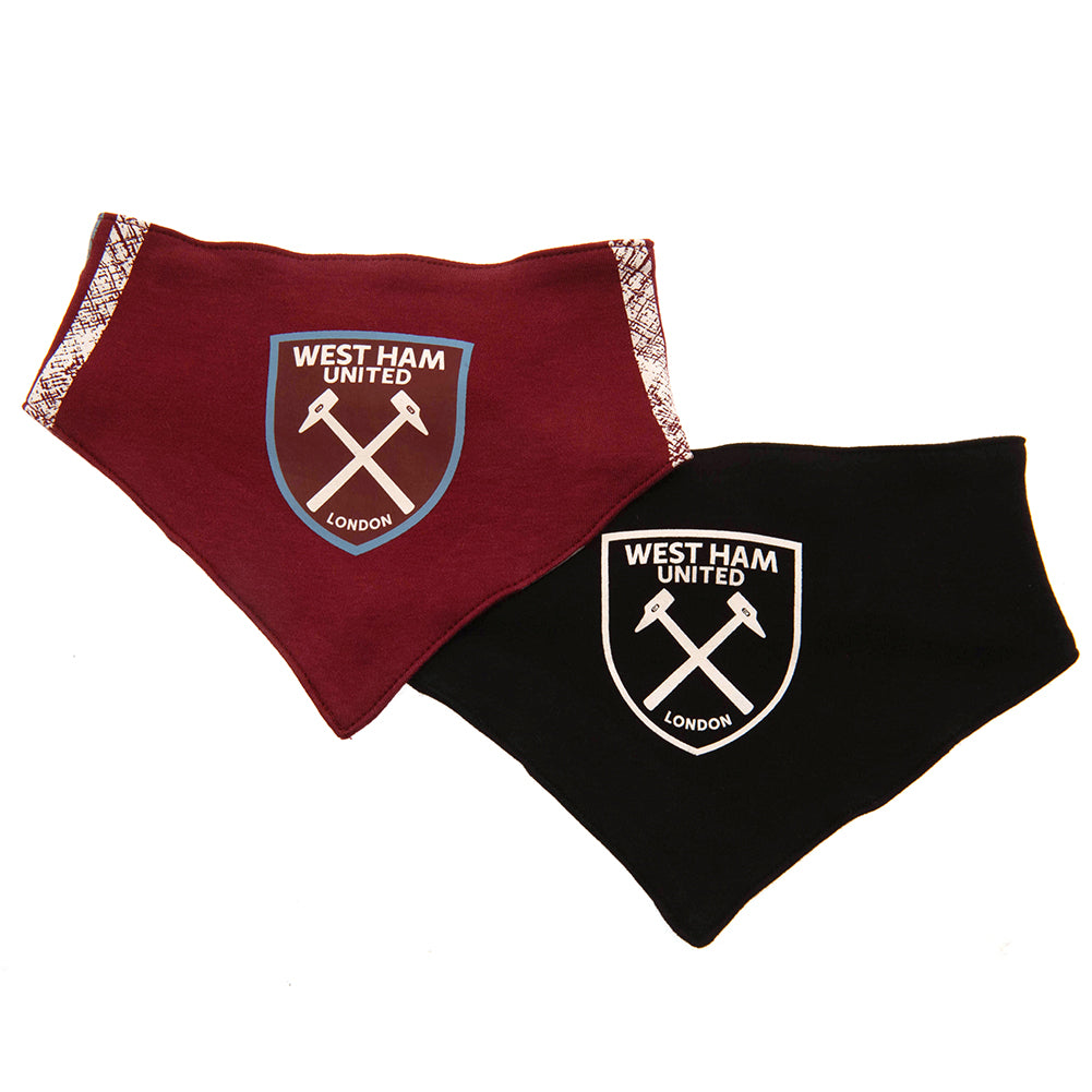 View West Ham United FC 2 Pack Bibs ST information