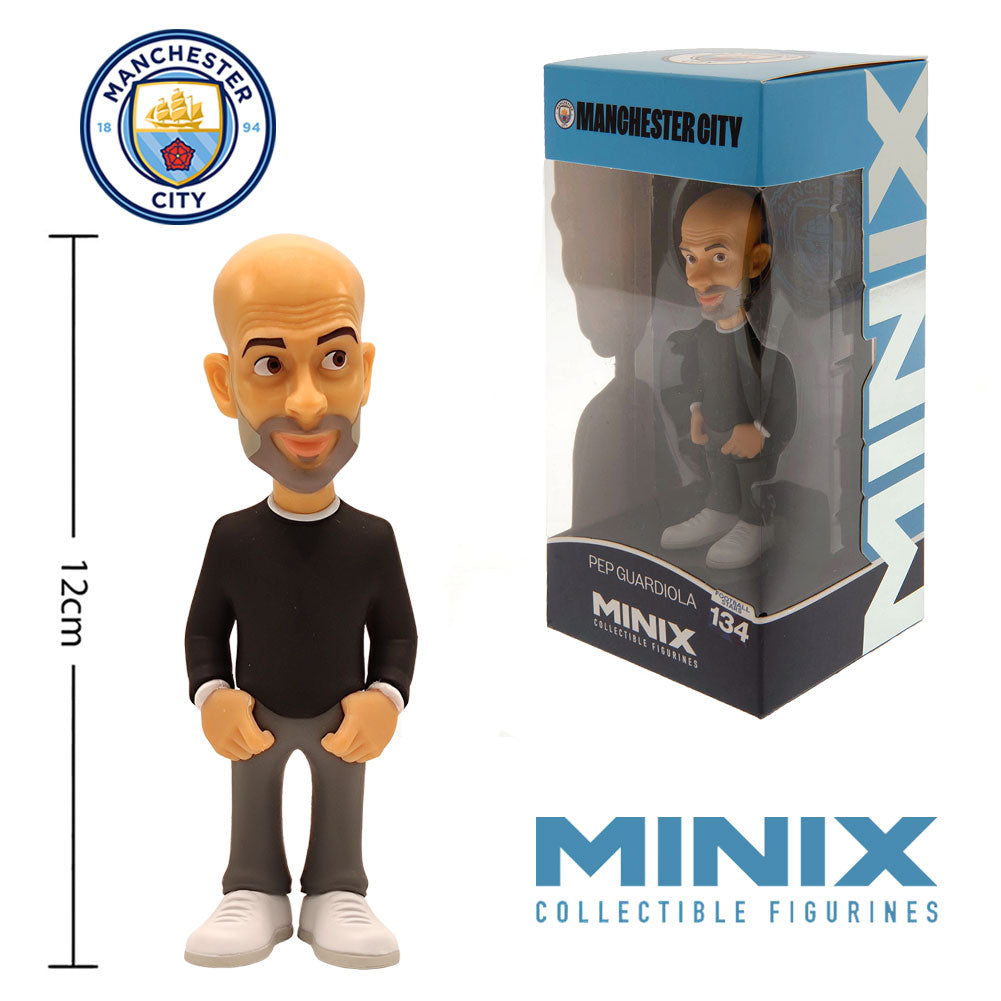 Manchester City FC MINIX Figure 12cm Guardiola - Official Merch