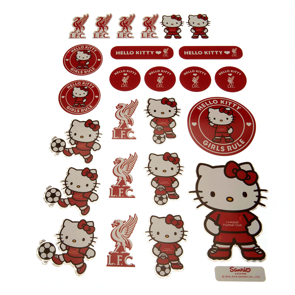 View Liverpool FC Hello Kitty Sticker Set information
