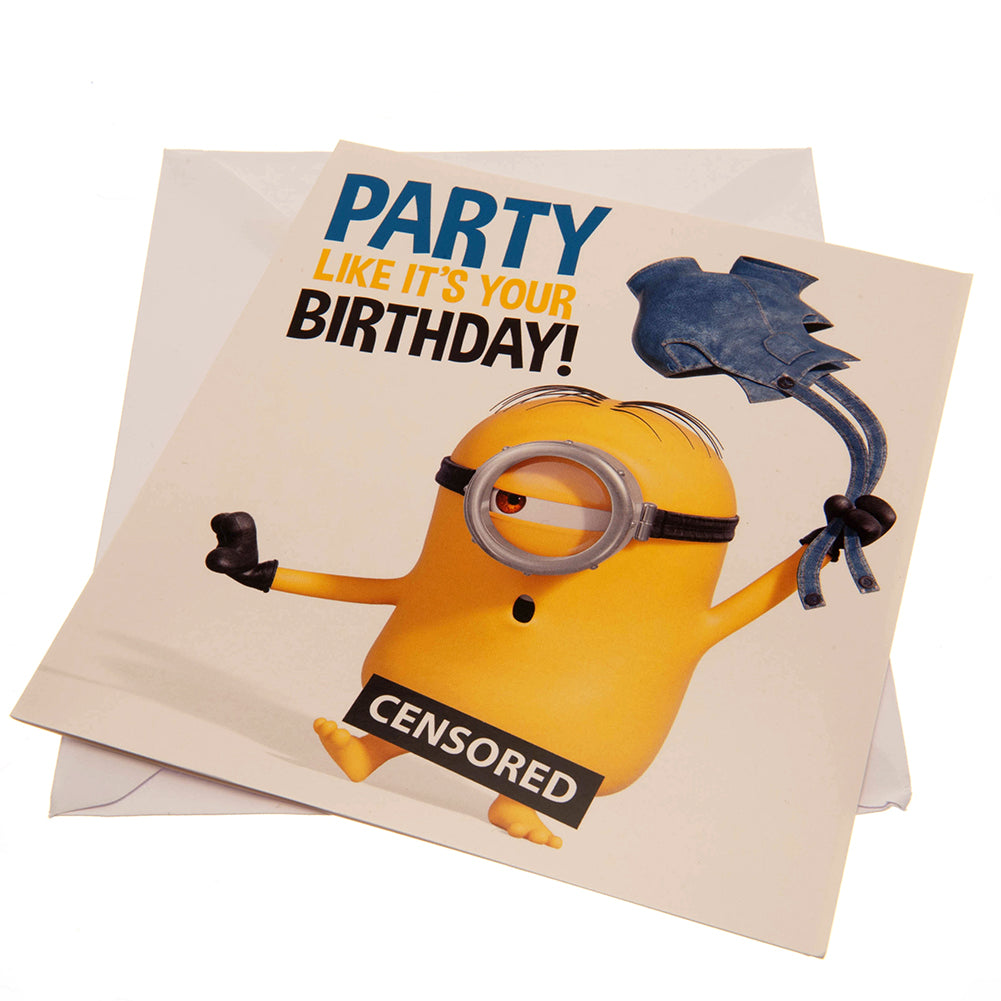 View Minions Birthday Card Party information