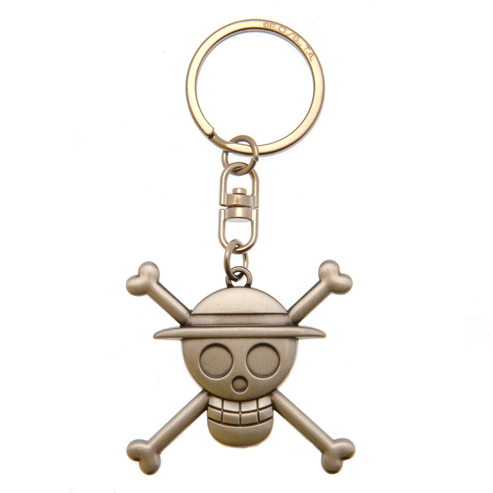 View One Piece 3D Metal Keyring Luffy Skull information