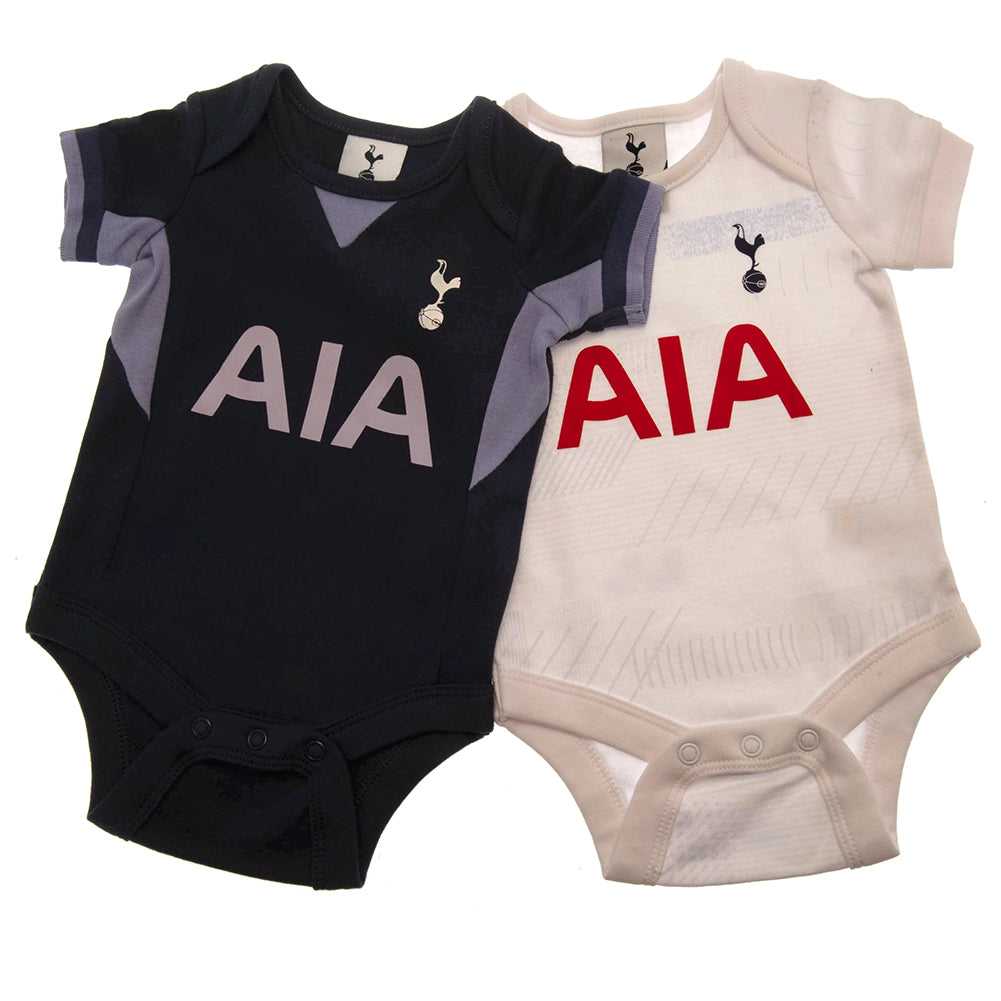 View Tottenham Hotspur FC 2 Pack Bodysuit 03 mths GD information