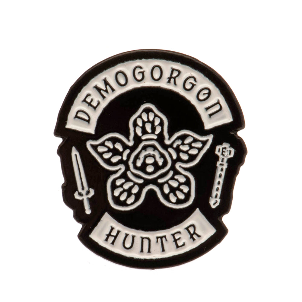 View Stranger Things Badge Demogorgon Hunter information