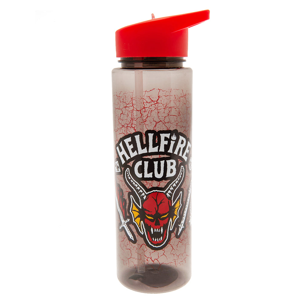 View Stranger Things Plastic Drinks Bottle Hellfire Club information