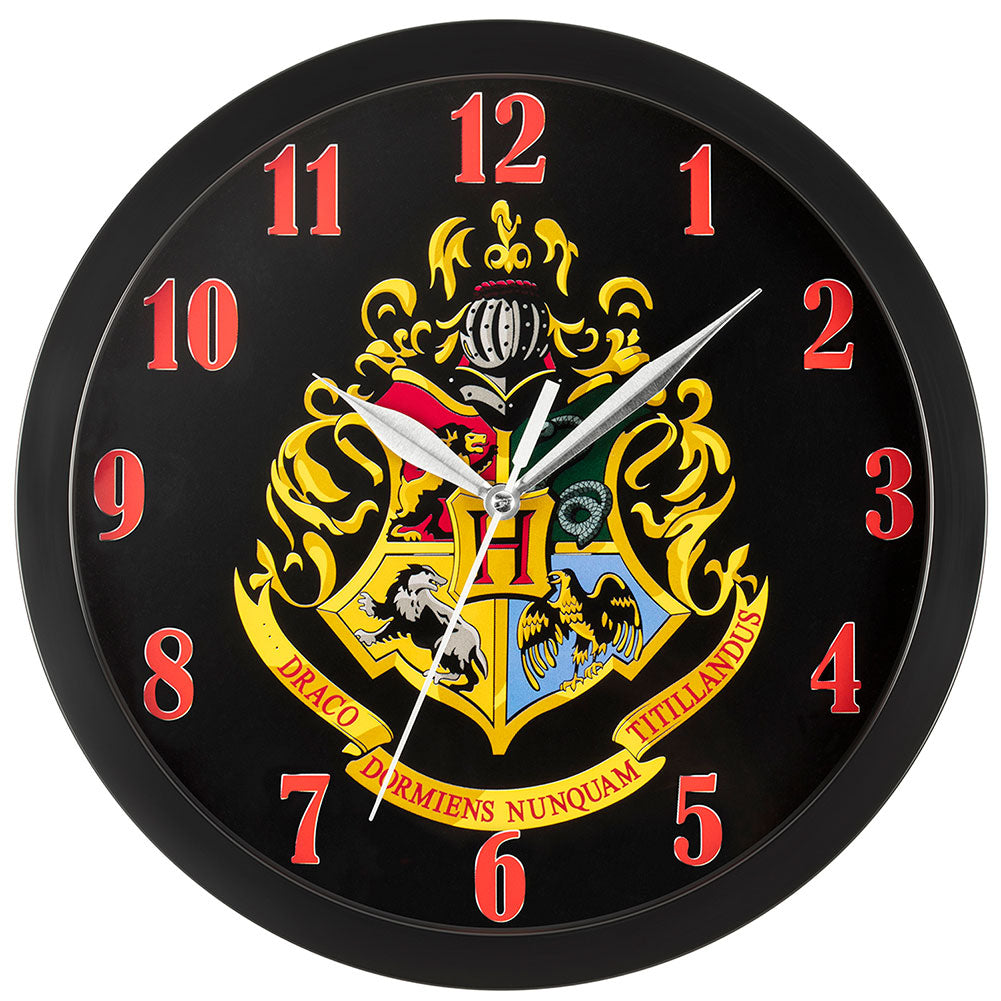View Harry Potter Wall Clock Hogwarts information