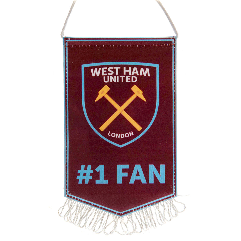 View West Ham United FC Mini Pennant No 1 Fan information