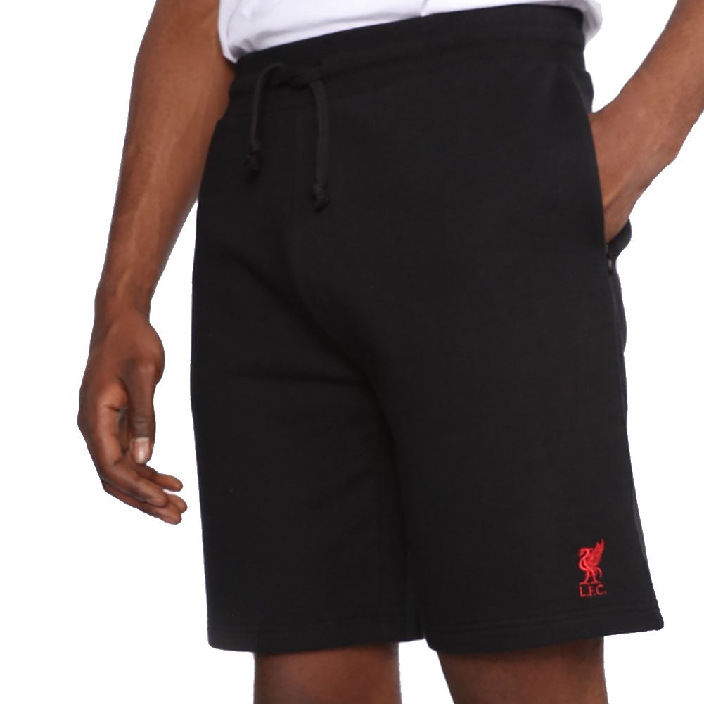 View Liverpool FC Sweat Shorts Mens Black Small information