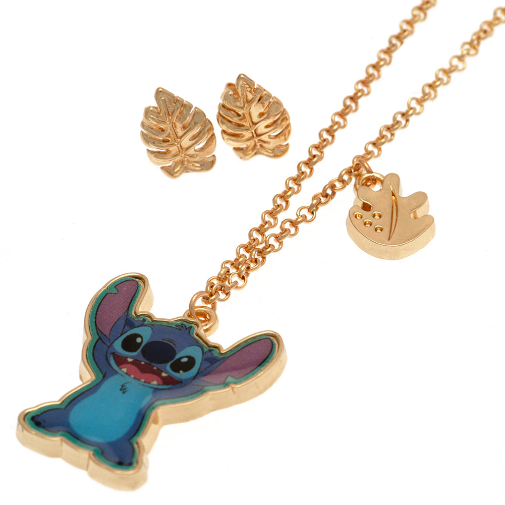 View Lilo Stitch Fashion Jewellery Necklace Earring Set information