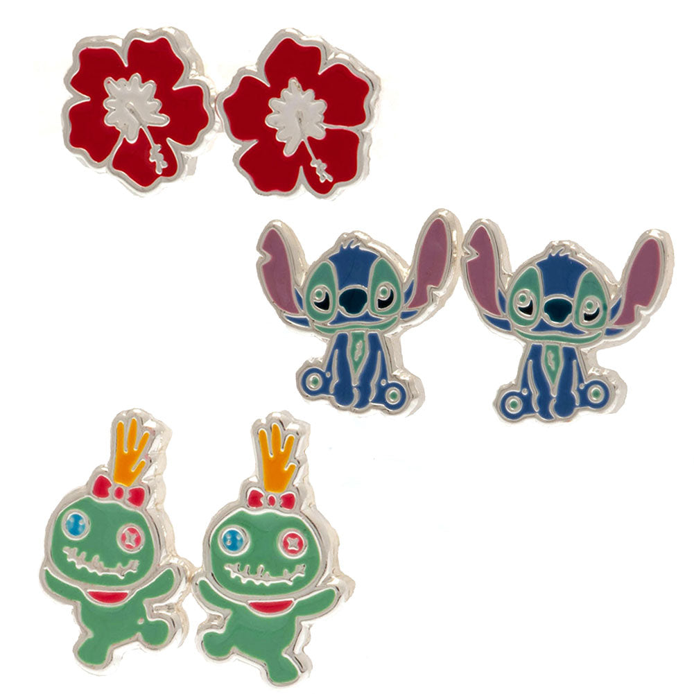 View Lilo Stitch Plated Brass Earring Set information