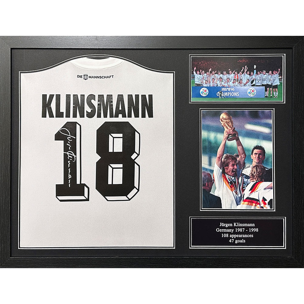 View Germany Klinsmann Signed Shirt Framed information