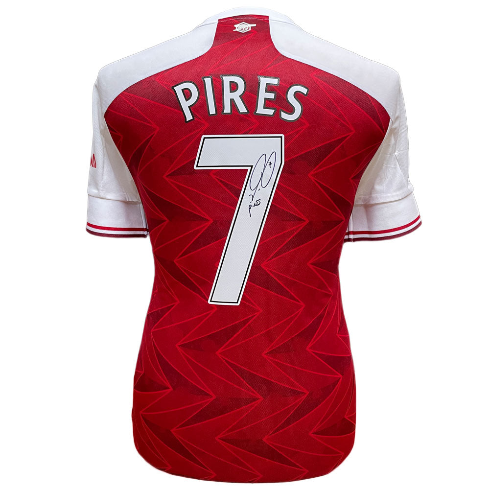 View Arsenal FC Pires Signed Shirt information