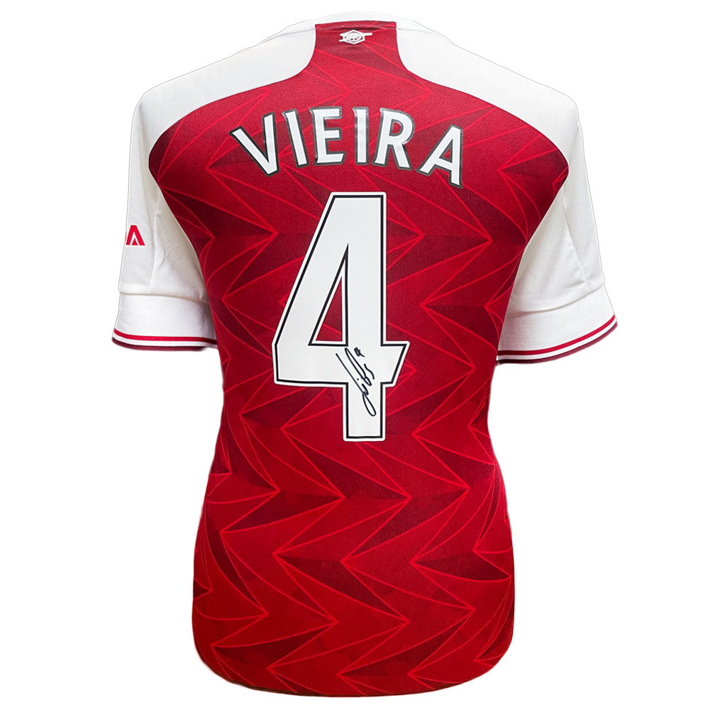 View Arsenal FC Vieira Signed Shirt information