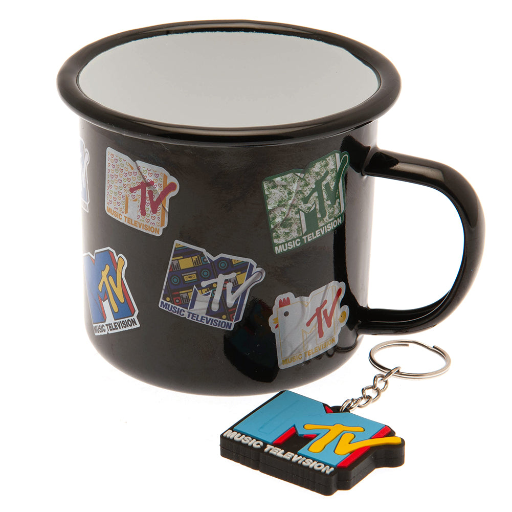 View MTV Enamel Mug Keyring Set information