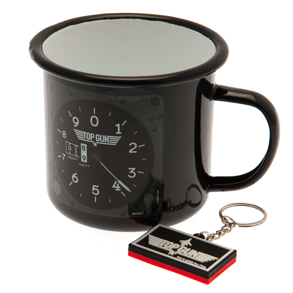 View Top Gun Enamel Mug Keyring Set information