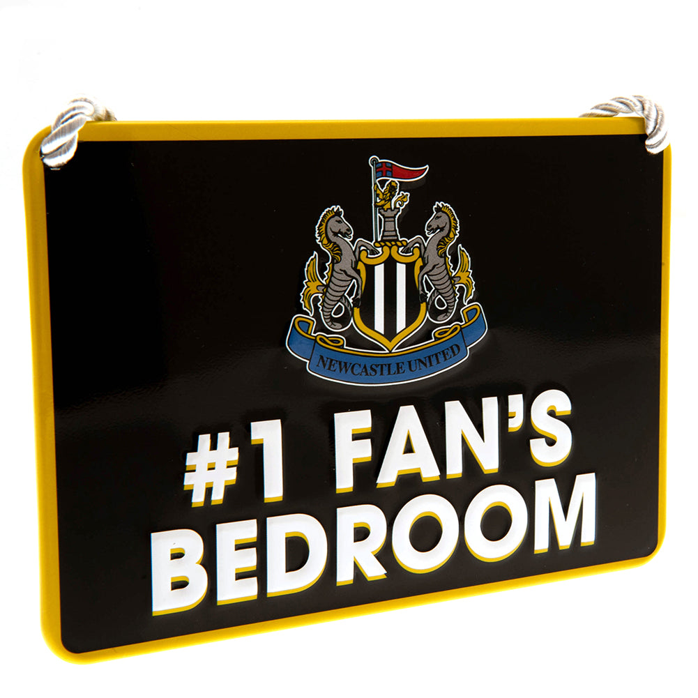 View Newcastle United FC Bedroom Sign No1 Fan information