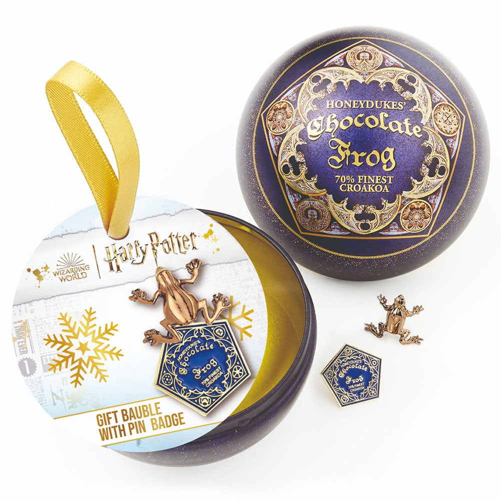 View Harry Potter Christmas Gift Bauble Chocolate Frog information