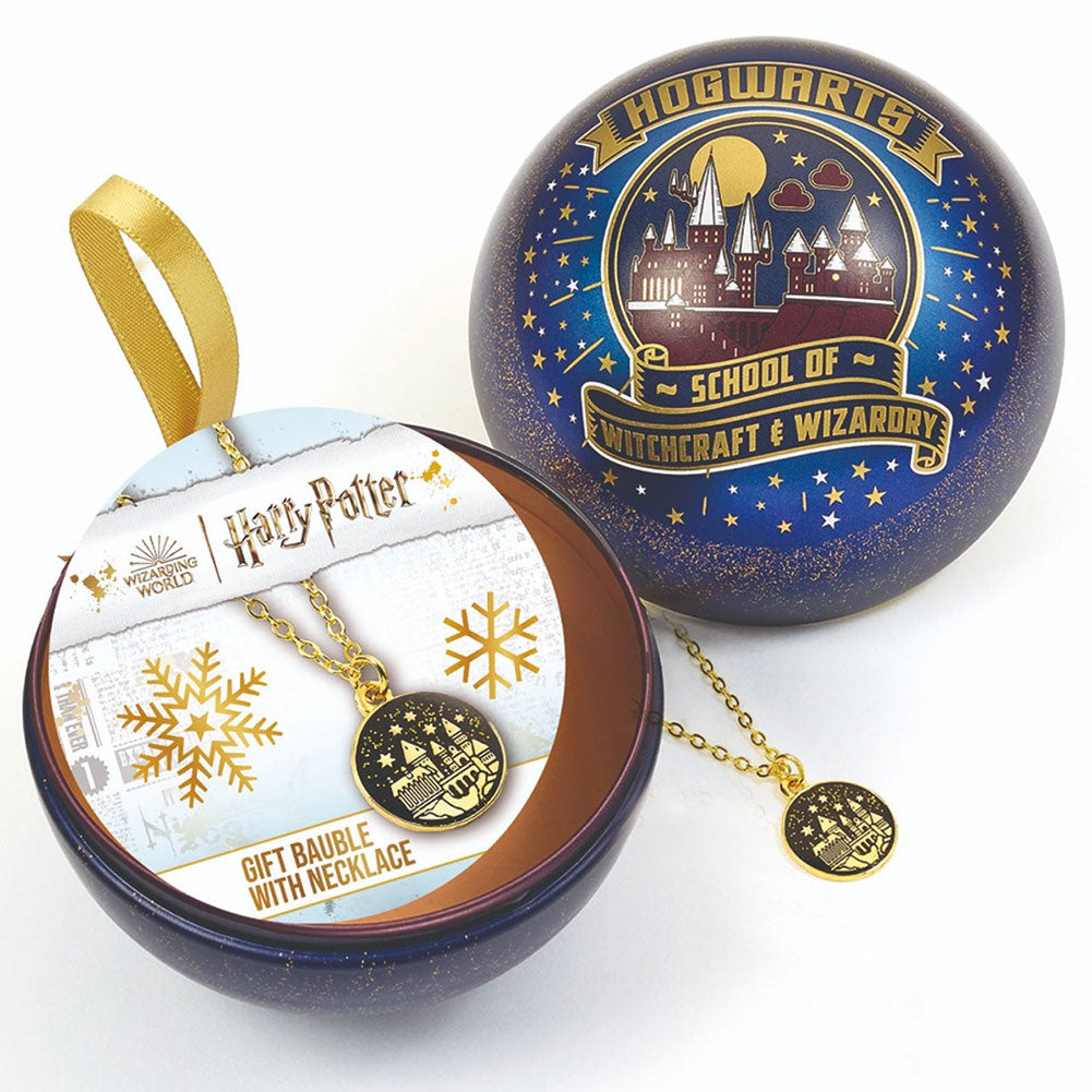 View Harry Potter Christmas Gift Bauble Hogwarts Castle information