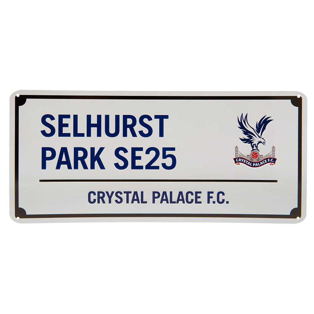 View Crystal Palace FC Street Sign BW information
