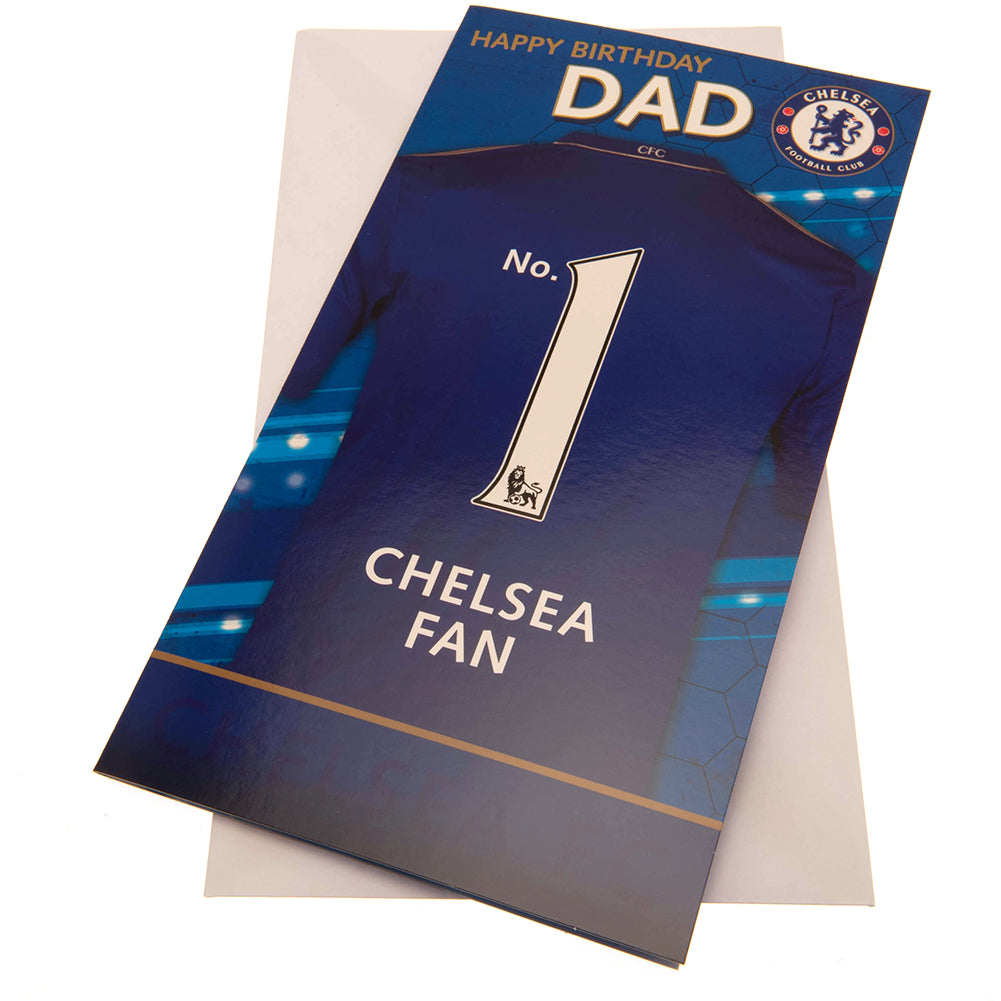 View Chelsea FC Birthday Card Dad information