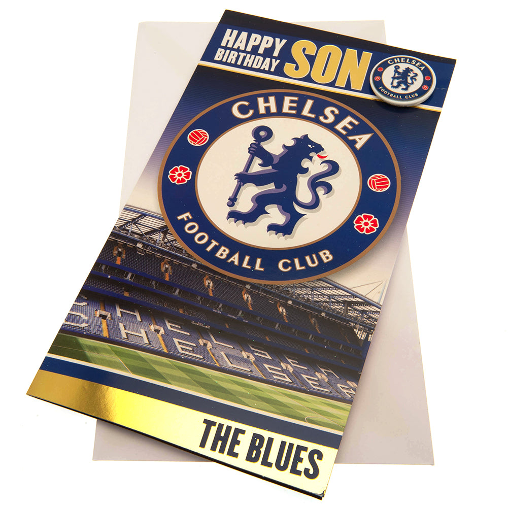 View Chelsea FC Birthday Card Son information