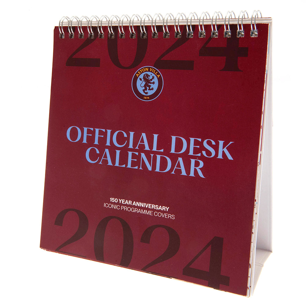 View Aston Villa FC Desktop Calendar 2024 information