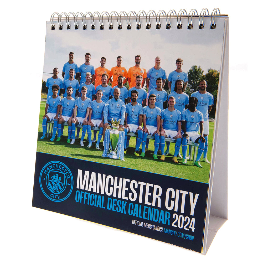 View Manchester City FC Desktop Calendar 2024 information