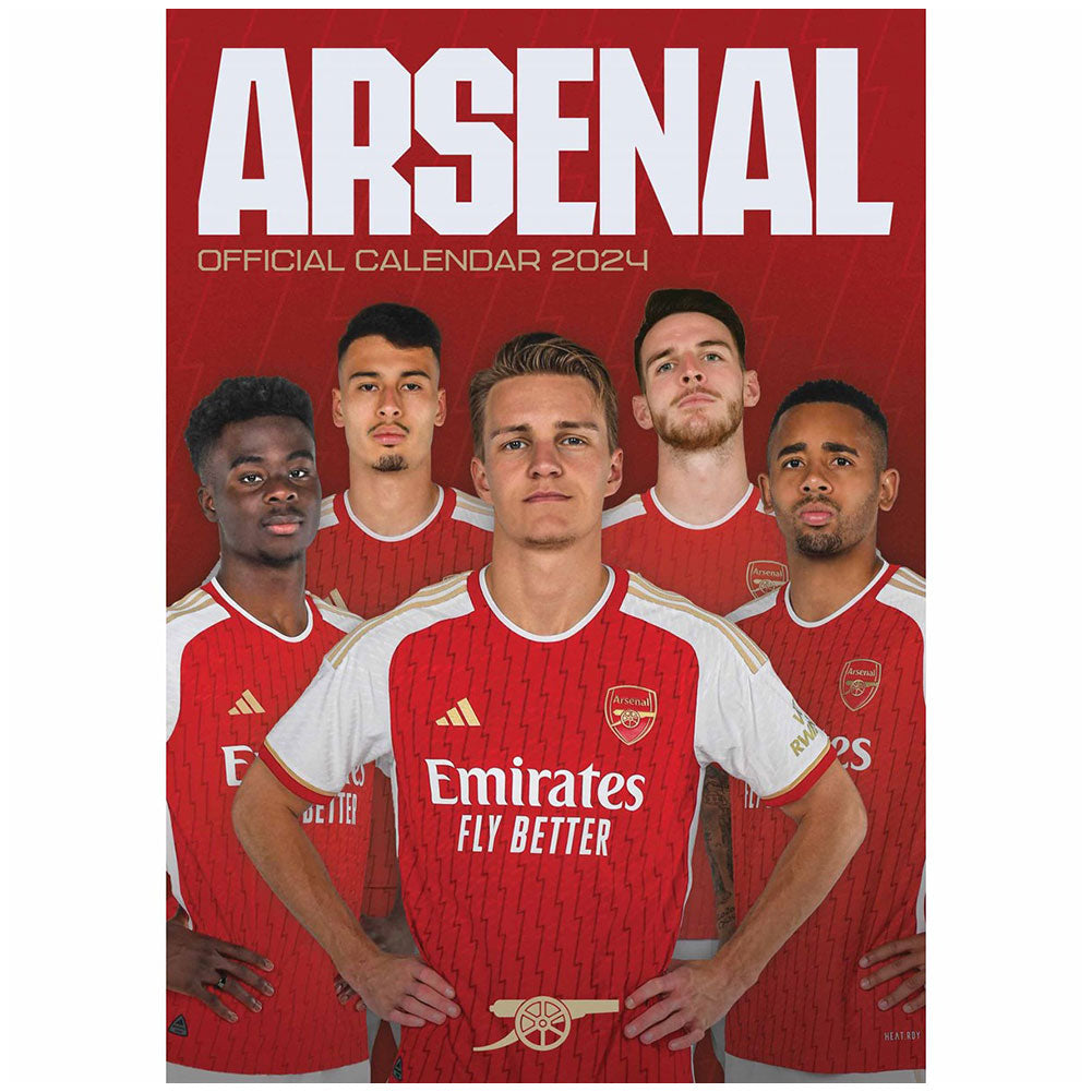 View Arsenal FC A3 Calendar 2024 information