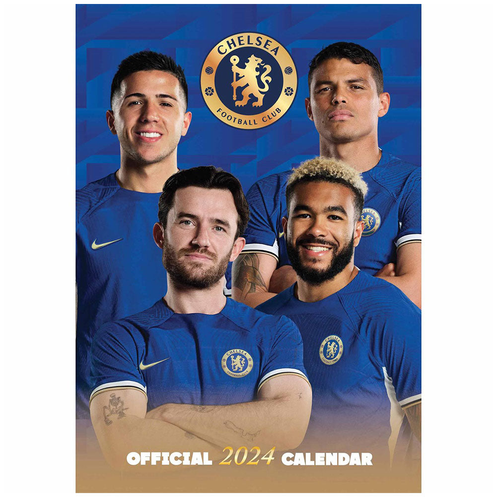View Chelsea FC A3 Calendar 2024 information