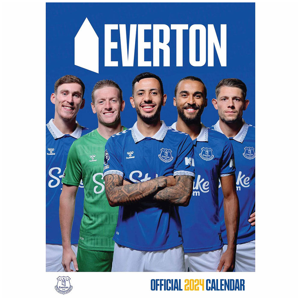View Everton FC A3 Calendar 2024 information