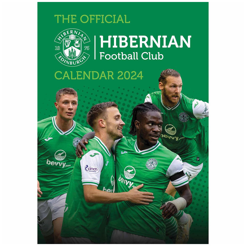 View Hibernian FC A3 Calendar 2024 information