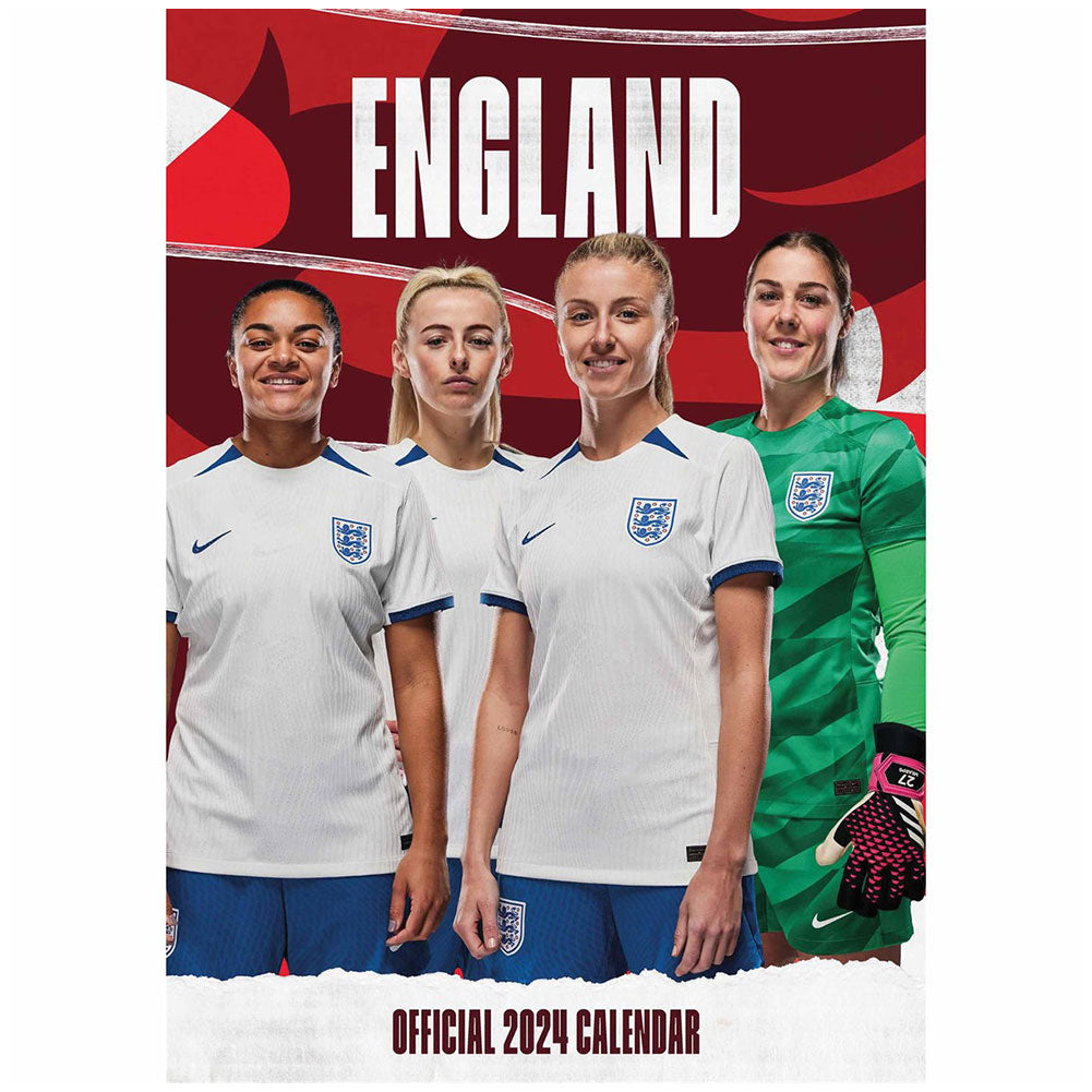 View England Lionesses A3 Calendar 2024 information