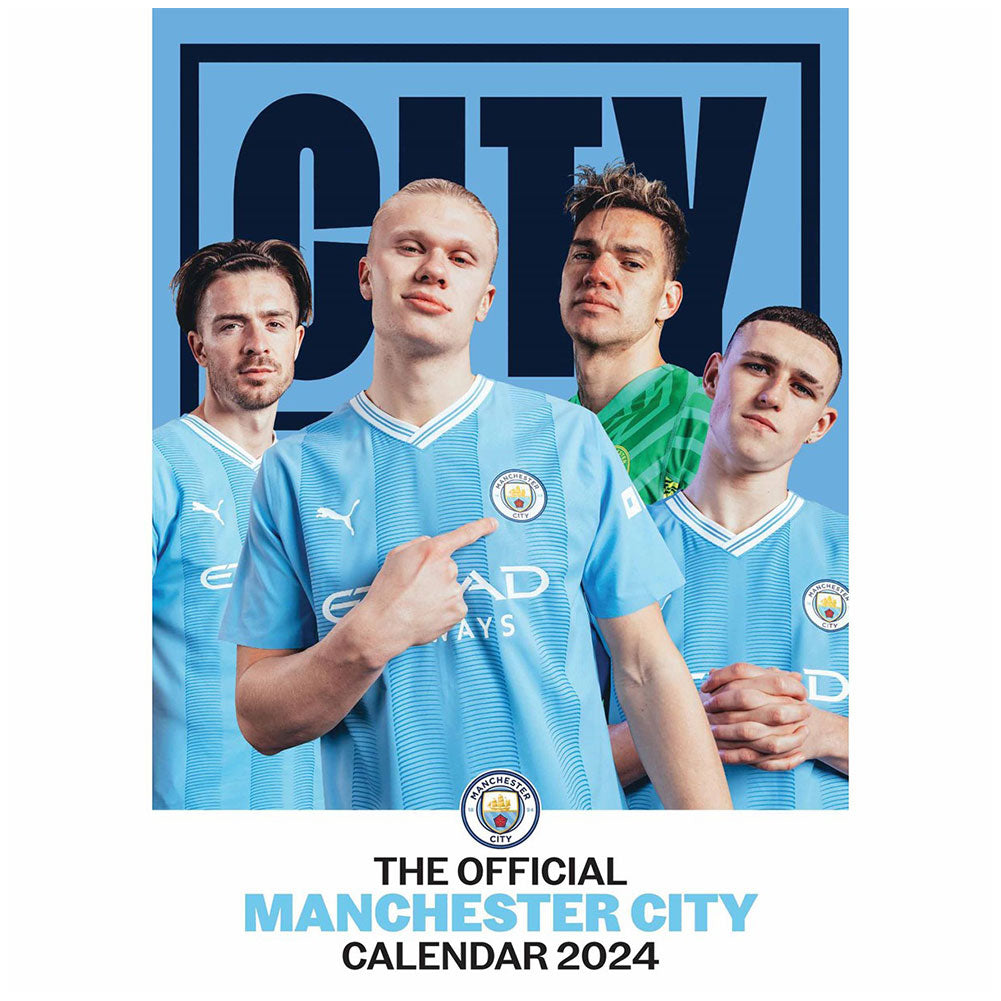 View Manchester City FC A3 Calendar 2024 information