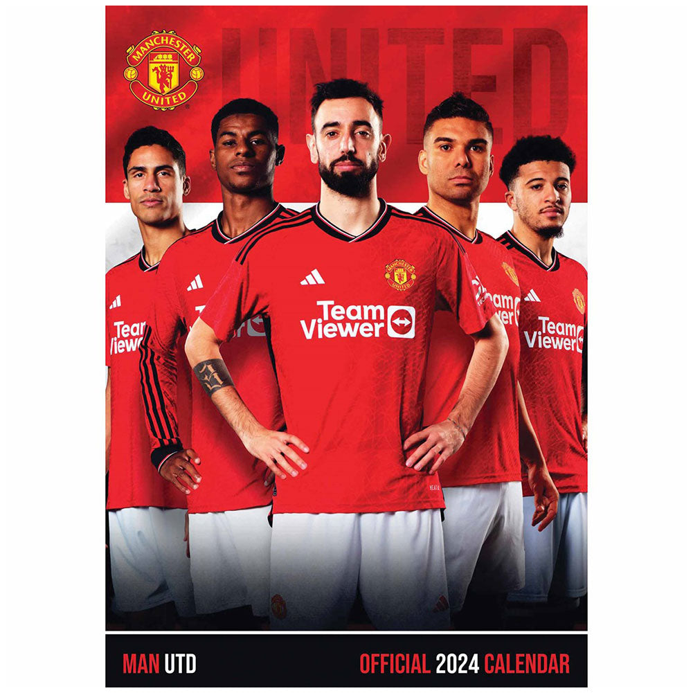 View Manchester United FC A3 Calendar 2024 information