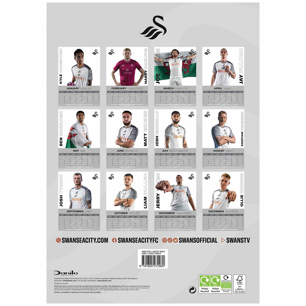 Tottenham Hotspur FC - 2024 Wall Calendar by Danilo Promotions