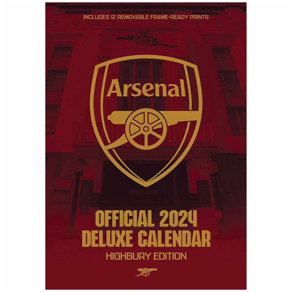 View Arsenal FC Deluxe Calendar 2024 information