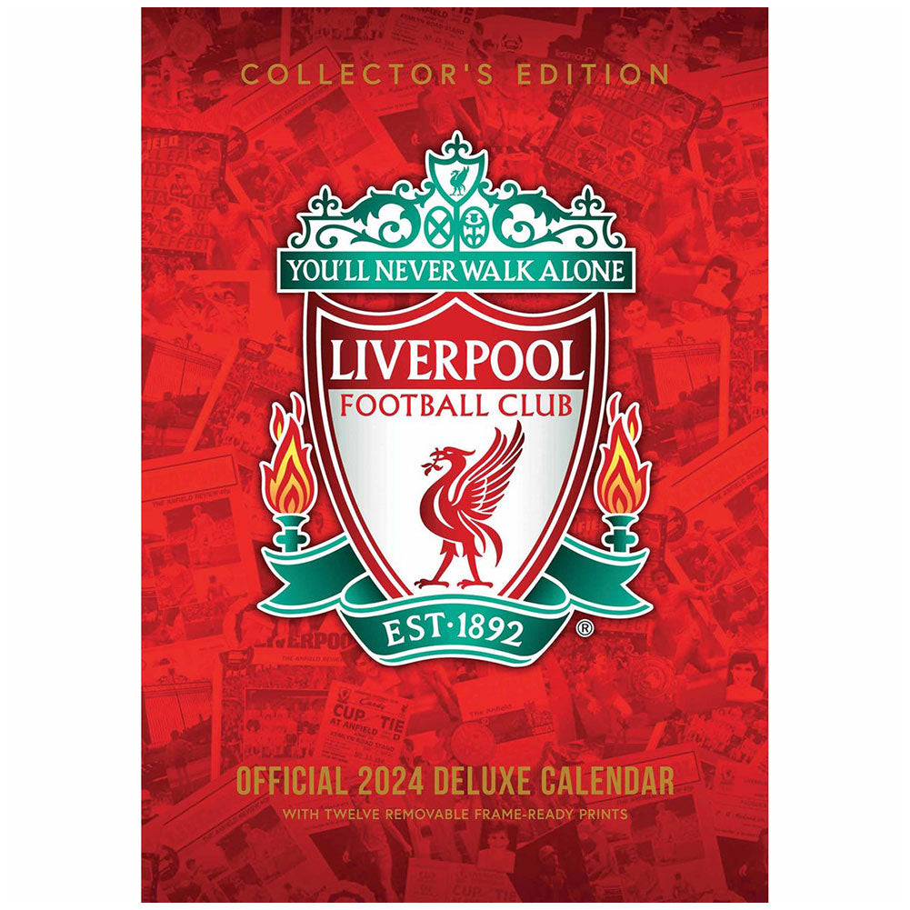 View Liverpool FC Deluxe Calendar 2024 information