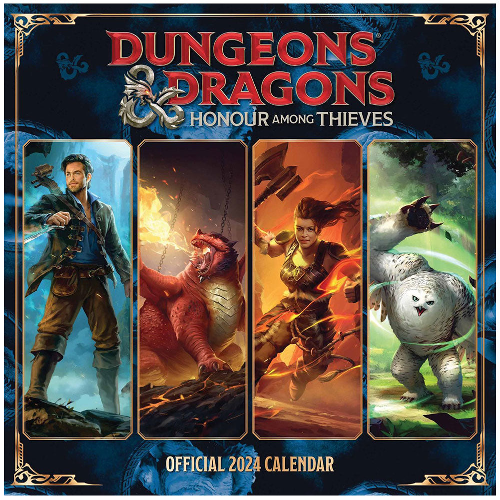 View Dungeons Dragons Honour Among Thieves Square Calendar 2024 information