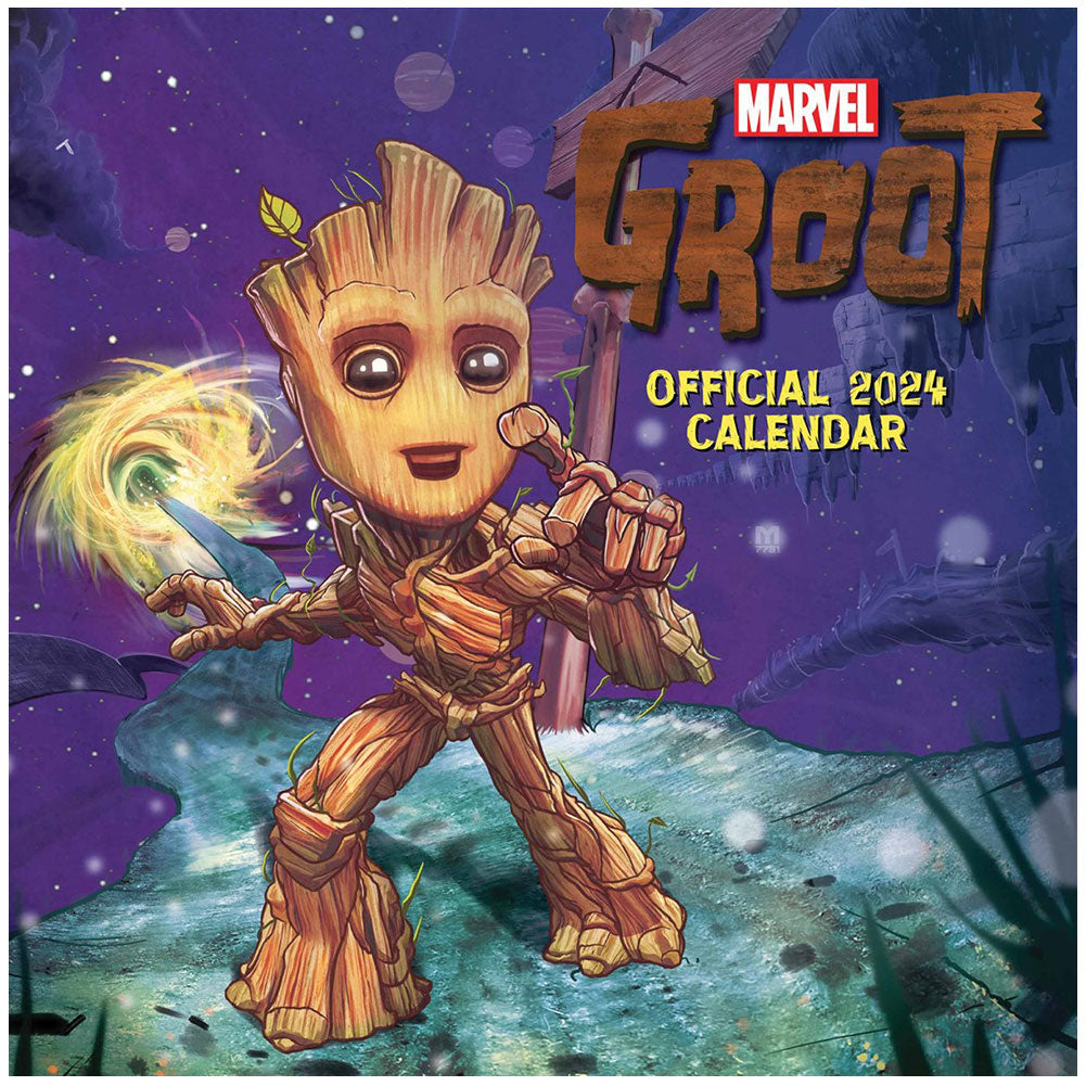 View Marvel Square Calendar 2024 Groot information