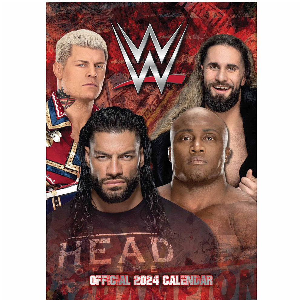 View WWE Men A3 Calendar 2024 information